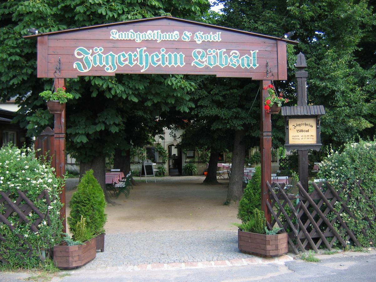Hotel Jaegerheim Loebsal Lobsal Esterno foto